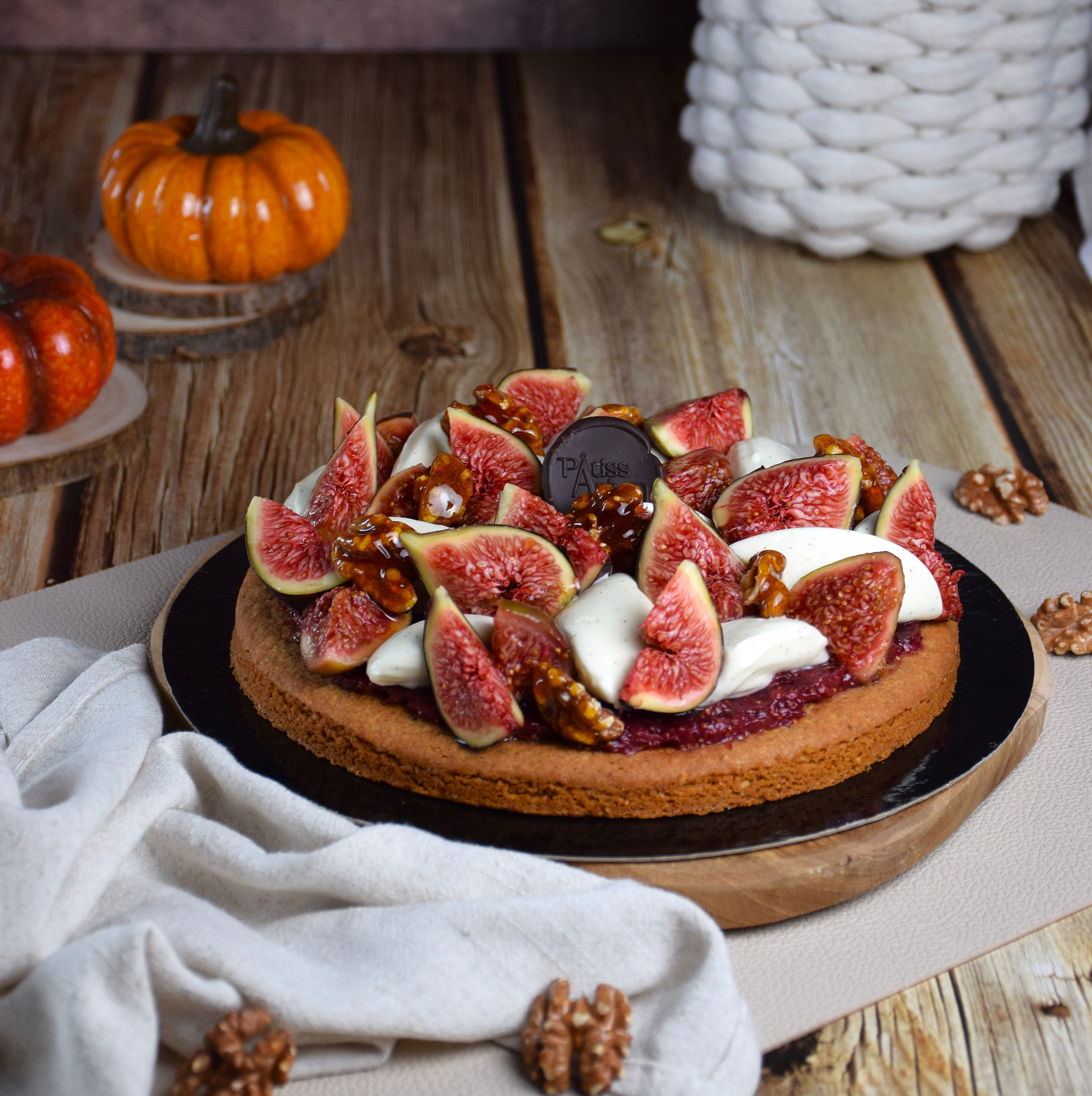 Tarte figues sur sablé breton